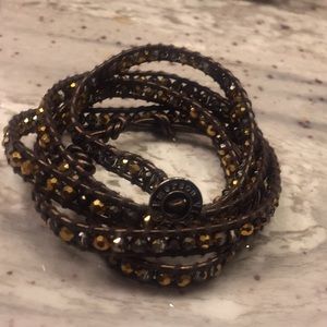 Victoria Emerson leather wrap bracelet